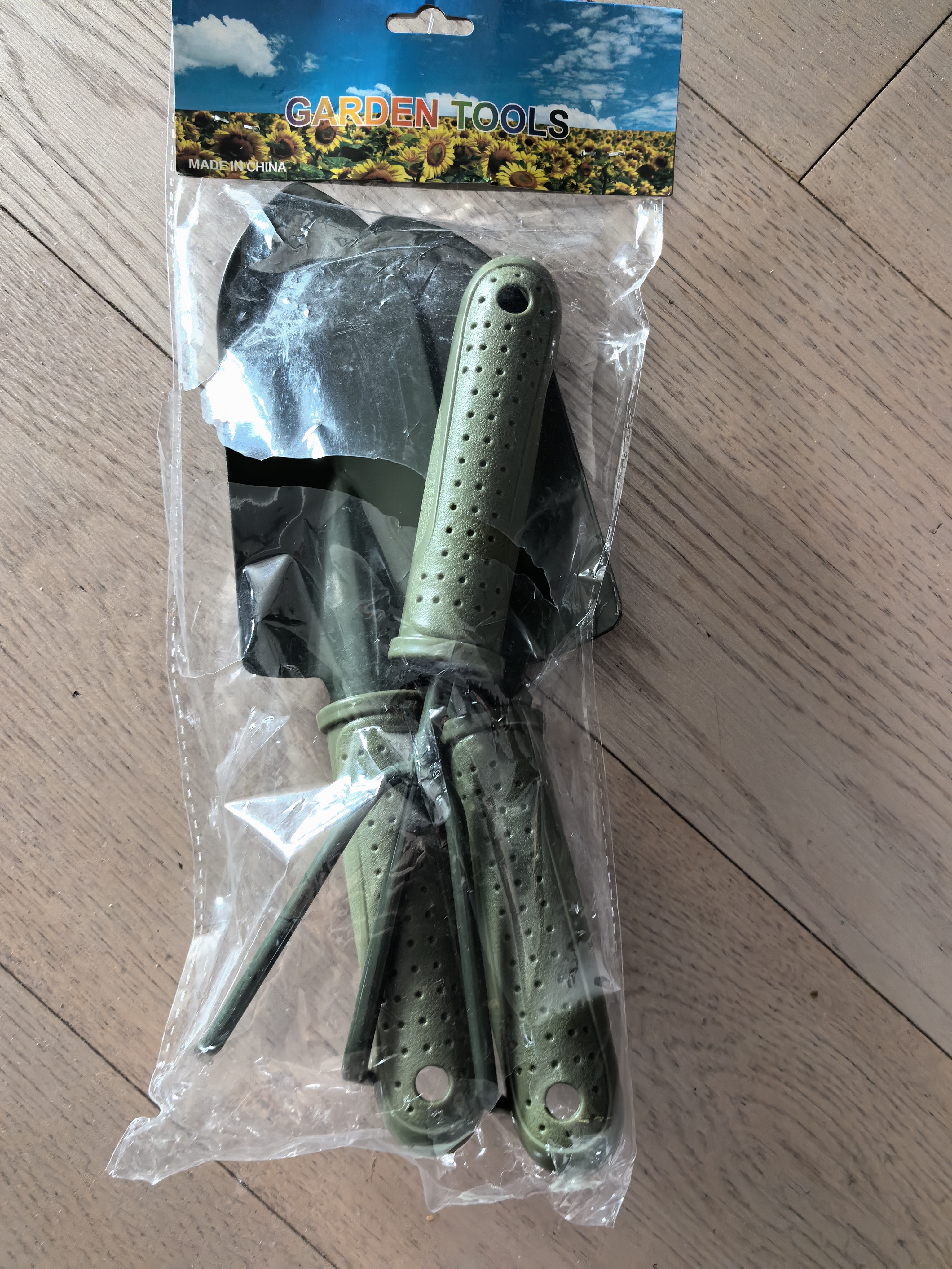 墨斗鱼园艺工具三件套铲子挖土耙子种花专用工具铁铲小锄头养花种菜 实拍图