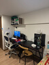 奥伦福特  电脑桌台式家用电竞游戏桌办公书桌简约书房写字桌子 碳纤维纹路单桌-100*60 升级款电竞桌 实拍图