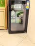 海尔（Haier）冰吧立式家用小型客厅办公室饮料水果酒水冷藏保鲜柜透明玻璃门冰柜 冰吧丨黑金净化丨 92L 实拍图