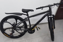 凤凰上海凤凰山地车自行车男士女式学生成人变速宽胎越野公路赛单车 【钢架/全套竞速轴承】六刀浅灰 26寸24速【建议身高158-188cm】 实拍图