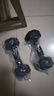 艾美仕（AiMeiShi）哑铃男士健身家用器材女练臂肌一对六角包胶亚玲环保套装组合学生 2KG 一副（左右手各1公斤） 实拍图