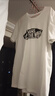 VANS范斯官方 男女情侣短袖T恤夏季滑板LOGO经典款白黑出游好物 白色 XL 实拍图