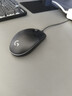 罗技（G）G102第二代游戏鼠标 RGB流光灯效鼠标 轻量化  游戏级8000DPI传感器 黑色 200-8000DPI 实拍图