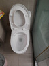九牧（JOMOO）11396-2-1/41KB-1抗菌一级水效坐便器虹吸式节水连体马桶400坑距 实拍图