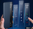 正件 适用华为mate50 pro手机壳保护套真素皮翻盖式智能视窗皮套全包防摔背外壳男女士Mate50 Pro 黑 实拍图