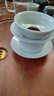 左茗右器 青瓷盖碗茶杯 景德镇陶瓷三才杯 泡茶碗 功夫茶具家用泡茶器 富贵粉青盖碗-150ml 实拍图