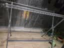 全品屋晾衣架落地伸缩可折叠晾衣杆免安装家用衣帽架阳台晒被子神器 加固枪灰色【可伸缩2.3M】+防风脚垫 稳固耐用 实拍图