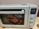 海氏（Hauswirt）C40三代电烤箱家用专业烘焙搪瓷内胆多功能大容量发酵一体机侧风机上色均匀 湖水绿 40L 实拍图