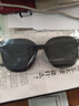 网红GM同款大脸显瘦男女墨镜网红街拍非偏光太阳眼镜紫外线潮流框 C款【男女通用】黑色 实拍图