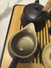 京东京造 茶具整套 功夫茶具陶瓷套装茶壶茶杯茶盘【黑陶提梁壶】 12件套  实拍图