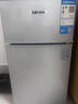 华宝小冰箱小型家用出租房用冷藏冷冻两用一级能效节能省电迷你宿舍寝室办公室二门电冰箱 【店长推荐】58L银色【一级能效】 实拍图