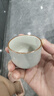 瓷牌茗茶具 汝窑自动茶具套装陶瓷石磨懒人泡茶神器家用防烫功夫茶具整套 米黄汝窑自动茶具 7头 实拍图