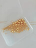 洲足金999金珠黄金小金珠金豆古法金珠DIY配件散珠隔珠路路通转运珠 3mm金珠  合单满 0.16g 包邮 单颗约0.02g 实拍图