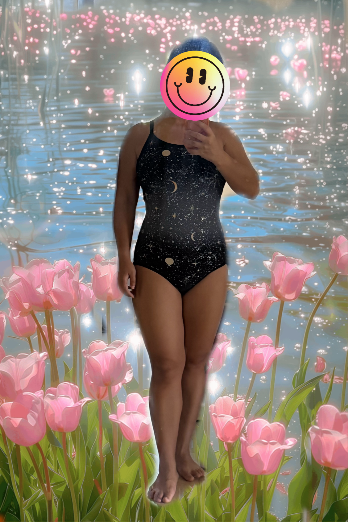 鸿星尔克（ERKE）泳衣女高级感2026新款连体三角专业训练竞速游泳衣泡温泉泳装 实拍图
