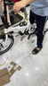 大行（DAHON） 顺丰发货折叠自行车20寸8级变速单车P8经典款KBC083 白色【速联X7+苹果胎】 实拍图