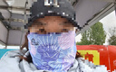 伯希和（Pelliot）防晒面罩女头巾户外骑行脖套冰丝防沙多功能口罩男165041003粉 实拍图