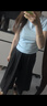 MJ STYLE阔腿裤裙女2026年裤子女夏季薄款凉感透气A字大码胖mm半身裤裙 实拍图