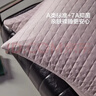 水星家纺枕套纯棉100%全棉防水隔污A类抑菌对枕套枕芯保护套一对装48x74cm 实拍图