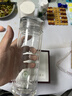 思宝玻璃杯山水知音男女士双层高硼硅商务办公茶杯车载便携水晶玻璃杯 2号(350ml)（90%客户的选择） 实拍图