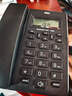 得力（deli）电话机座机 固定电话 办公家用  免提通话 大字按键 来电显示  33490黑 实拍图
