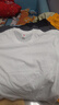 雾卡 【三件装】短袖t恤男纯色棉宽松夏季士半袖潮流衣服情侣装 白色+深灰+黑色 L 建议120-135斤 实拍图