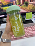 COOKSS水杯塑料杯大容量运动水杯男女户外健身水杯带滤网600ml 实拍图