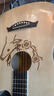 安德鲁（ANDREW）民谣吉他单板初学者面单吉他新手入门木吉它乐器 38英寸原木小鹿+礼包【初学】 实拍图