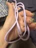 ANKER安克充电线苹果【MFi认证】iphone12/13/14手机充电器亲肤type-c转lightning快充数据线1.8m浅紫 实拍图