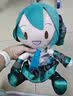 绿音fufu玩偶MIKU周边抱枕雪深海樱粉未来毛绒公仔女友生日礼物女 32cm 绿色初音【无蝴蝶结】 现货+礼袋+贺卡 实拍图