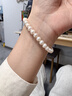 京润珍珠手链女悠安淡水珍珠少女款弹力绳手串基础款生日礼物送女生 实拍图