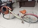 凤凰（Phoenix）自行车成人男女通用城市通勤青少年单车女芭蕾 26英寸米黄色 实拍图