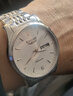KASSAW瑞士认证卡梭名表手表男女全自动机械表进口机芯防水夜光情侣手表 本色白面-简约双日历-男款876 实拍图