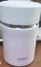 膳魔师（THERMOS）保温饭盒316L不锈钢宽口焖烧杯辅食罐儿童学生带勺饭盒 470ml粉 实拍图