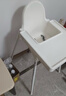 宜家（IKEA）ANTILOP安迪洛高脚椅宝宝餐椅婴儿餐椅儿童椅学坐椅多功能椅子 白色（含桌板）（座位尺寸：22*25cm） 实拍图
