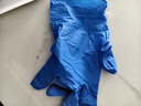 爱马斯一次性丁腈手套加厚耐用防油耐酸碱 实验室工业清洁100只/盒 蓝色APFNCHD 大号 实拍图
