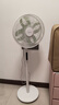 美的（Midea）【幸运草安睡1S】一级能效直流变频声控电风扇家用遥控卧室静音落地扇台式桌面抗菌大风力转页扇 实拍图