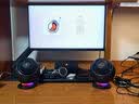 创新（Creative）Pebble nova 同轴音箱喇叭无线蓝牙桌面音响游戏电竞笔记本音响台式电脑通用RGB灯效 pebble nova（经典黑色款） 实拍图