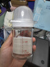 贝亲（Pigeon）新生儿 防胀气宽口径玻璃奶瓶160ml SS号奶嘴 0个月+ AA260 实拍图