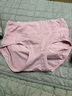 猫人女士高腰内裤女纯棉收腹收小肚子石墨烯抑菌裆高弹三角裤4条XL 实拍图