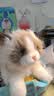 婴果小岛会叫的布偶猫仿真小猫咪玩偶背包双肩包毛绒玩具睡觉抱女孩子礼物 棕色布偶猫【可以喵喵叫】 45厘米 实拍图