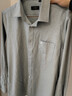 杉杉长袖衬衫男格子休闲衬衣中年商务正装免烫 TCT4299(长袖款) 42  实拍图