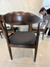 家逸实木椅子家用餐椅榉木牛角椅简约靠背椅餐厅餐桌椅书房椅 实拍图