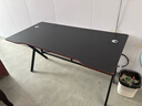 奥伦福特  电脑桌台式家用电竞游戏桌办公书桌简约书房写字桌子 碳纤维纹路单桌-140*70 升级款电竞桌 实拍图