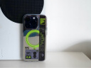 魅族（meizu）PANDAER 自由金属妙磁抗菌壳Click按键模组  自由金属-全息扫描（亮面） iPhone 14 Pro 实拍图