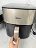 美的（Midea）空气炸锅0氟钛陶涂层大功率免翻面 家用大容量8L蒸烤一体可视窗口全金属内腔体蒸汽嫩炸MF-KZC8008 实拍图