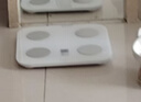 华为（HUAWEI）智能体脂秤 3 蓝牙版 凝霜白 家用智能体脂秤体重秤电子秤 人体成分检测算法 13项身体数据监测 实拍图