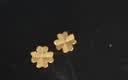 周六福足金999四叶草黄金耳钉女耳饰积存金黄金计价AA096009一对约0.73g 实拍图