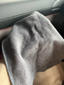 擦车专用毛巾高级洗车专用毛巾加厚强吸水不掉毛无痕擦车布擦车巾 一条装星空灰-强力吸水+不伤车漆 专业擦车巾（小号）30*30cm 实拍图