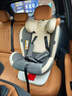 Heekin德国 儿童安全座椅汽车用0-4-12岁婴儿宝宝360度旋转ISOFIX硬接口 时尚灰(ISOFIX+360度旋转) 实拍图