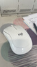 罗技（Logitech）M221 轻音鼠标 无线鼠标 办公鼠标 对称鼠标 带无线微型接收器 米白色 实拍图